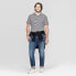 Фото #2 товара Men's Tall Slim Fit Jeans - Goodfellow & Co Medium Denim Wash 40x36