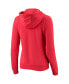 ფოტო #3 პროდუქტის Women's Red Georgia Bulldogs Varsity Fleece Full-Zip Hoodie