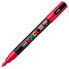 Marker pen/felt-tip pen POSCA PC-3M Dark Red (6 Units)