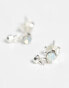 Фото #4 товара Kingsley Ryan sterling silver opal dangley stud earrings