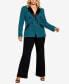 Фото #3 товара Trendy Plus Size Tuxe Luxe Blazer Jacket