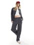 Фото #1 товара Vero Moda wide leg trouser co-ord in navy pinstripe