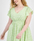 Фото #4 товара Plus Size Gingham A-Line Dress