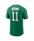 Men's A.J. Brown Kelly Green Philadelphia Eagles Alternate Player Name Number T-shirt