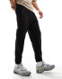 Bershka nylon trouser in black