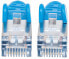 Фото #2 товара Intellinet Network Patch Cable - Cat7 Cable/Cat6A Plugs - 7.5m - Blue - Copper - S/FTP - LSOH / LSZH - PVC - Gold Plated Contacts - Snagless - Booted - Polybag - 7.5 m - Cat7 - S/FTP (S-STP) - RJ-45 - RJ-45 - Blue