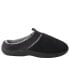 Фото #2 товара Isotoner Signature Men's Microterry Jared Hoodback Slippers with Memory Foam