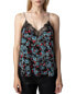 Фото #1 товара Zadig & Voltaire Christy Thunder Caraco Silk Cami Women's Black S