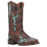 Фото #2 товара Сапоги женские Dan Post Boots Tamarind Square Toe Cowboy коричневые Casual DP4108