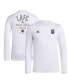 Фото #1 товара Men's White Distressed LAFC Local Stoic Long Sleeve T-shirt