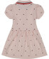 ფოტო #2 პროდუქტის Little Girls Pique Polo Logo-Print Short Sleeve Dress