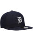 Фото #4 товара Men's Navy Detroit Tigers Authentic Collection On-Field Home 59FIFTY Fitted Hat