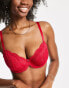 Фото #8 товара Ann Summers Fuller Bust Sexy Lace non padded plunge bra in red