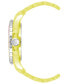 ფოტო #2 პროდუქტის Women's Analog Transparent Yellow Plastic with Rainbow Crystal Bracelet Watch, 40mm