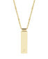 Maisie Initial Gold-Plated Pendant Necklace