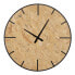 Настенное часы Чёрный Натуральный PVC Железо Деревянный MDF 80 x 4,5 x 80 cm