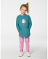 Big Girls Tunic With Front Pocket Emerald Green