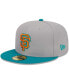 Фото #4 товара Men's Gray, Teal San Francisco Giants 59FIFTY Fitted Hat