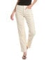 Triarchy Ms. Triarchy Off White High-Rise Straight Jean Women's