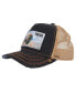 ფოტო #1 პროდუქტის Men's Black Tough Trucker Adjustable Hat