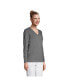 ფოტო #3 პროდუქტის Petite Relaxed Supima Cotton T-Shirt