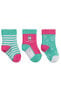 Kız Bebek 3'lü Çorap Set 6-18 Ay Mint Yeşili