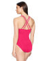 La Blanca Women's Island Goddess One Piece Swimsuit Sz. 4 (Fuchsia) 150130