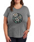 Фото #1 товара Air Waves Trendy Plus Size Daisy Graphic T-shirt