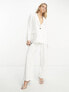 Vero Moda relaxed tailored blazer co-ord in white