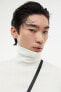 Фото #4 товара Slim Fit Fine-knit Turtleneck Sweater