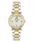 ფოტო #1 პროდუქტის Women's Swiss Two-Tone Stainless Steel Bracelet Watch 35mm