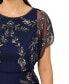 ფოტო #3 პროდუქტის Women's Beaded Flutter-Sleeve Blouson Gown