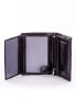 Фото #5 товара Мужское портмоне кожаное черное вертикальное без застежки  Portfel-CE-PR-N4-BC.18-czarny Factory Price