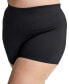 Plus Size One High Waist Pull-On Bike Shorts