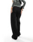 Noisy May ankle drawstring trouser in black