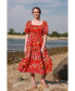 Фото #2 товара Holiday Red Midi Dress