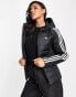 Фото #1 товара adidas Originals slim trefoil puffer jacket in black