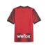 Фото #2 товара Puma Acm Home Jersey Replica V Neck Short Sleeve Soccer Jersey Mens Red 7703830