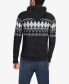 Фото #2 товара Men's Color Blocked Pattern Hooded Sweater