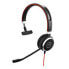 Jabra EVOLVE 40 Mono HS - Wired - Office/Call center - Headset - Black - Red - Silver