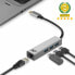 Фото #4 товара USB-концентратор USB C 3.1 Gen1 3.0 3 порта с сетевым кабелем длиной 1 метр от ACT.