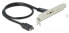 Фото #3 товара Аксессуары для компьютера Delock 89936 - 0.5 м - USB A - USB C - USB 3.2 Gen 2 (3.1 Gen 2) - 10000 Мбит/с - черный