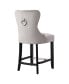 Tufted Velvet Counter Stool