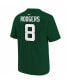 ფოტო #2 პროდუქტის Big Boys Aaron Rodgers Green New York Jets Player Name and Number T-shirt