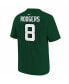 Big Boys Aaron Rodgers Green New York Jets Player Name and Number T-shirt