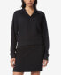 ფოტო #1 პროდუქტის Women's Heavy Jersey V-neck Raglan Pullover Top