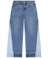 Фото #1 товара Big Girls 94 Baggy Wide Leg Pieced Denim