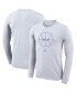 ფოტო #3 პროდუქტის Men's White UCLA Bruins Basketball Icon Legend Performance Long Sleeve T-shirt