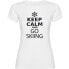 ფოტო #1 პროდუქტის KRUSKIS Keep Calm And Go Skiing short sleeve T-shirt