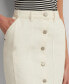 ფოტო #4 პროდუქტის Women's Denim Pencil Miniskirt